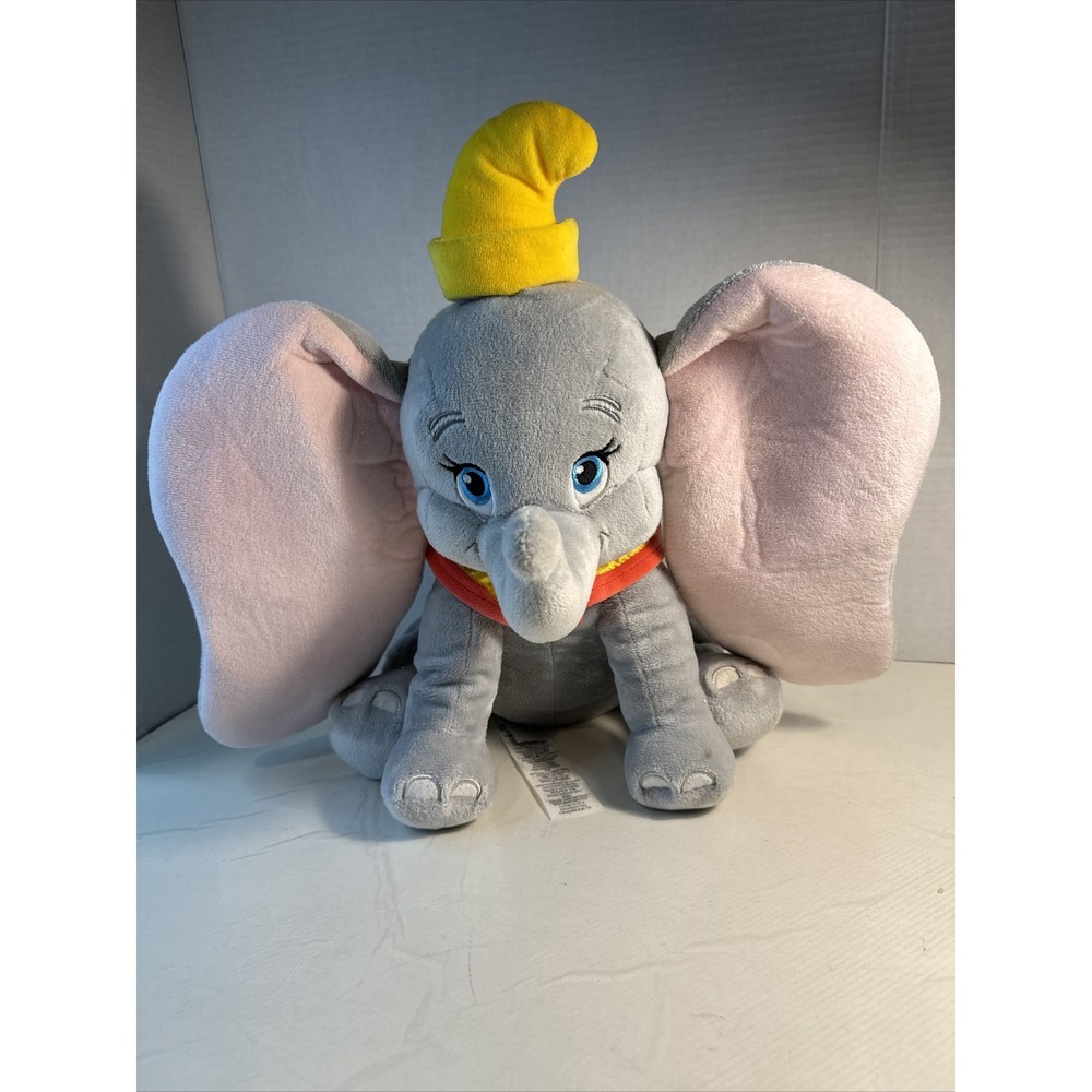 Walt Disney Store 14" Dumbo Elephant Plush Toy Stuffed Animal Very Clean VG